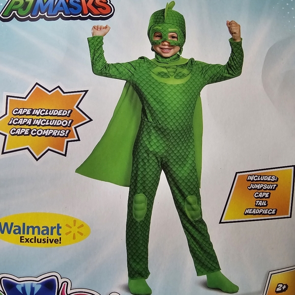 PJ MASKS Gekko Classic Toddler Boy's Costume 2T - Picture 10 of 10